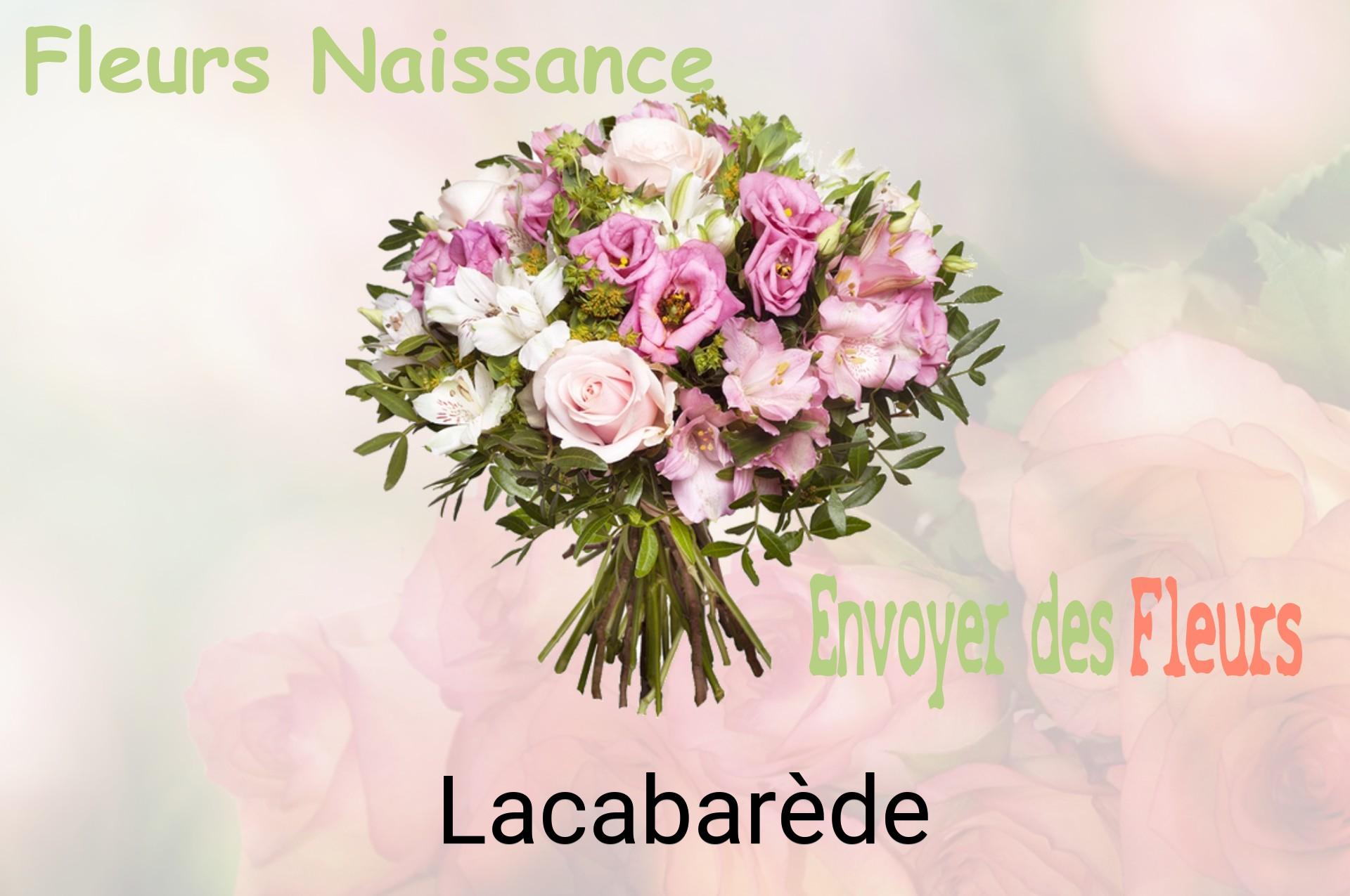 Bouquet de fleurs de naissance livré à Lacabarède